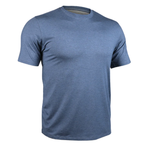 2UNDR CREW TEE HEATHERED INDIGO MENS T-SHIRT