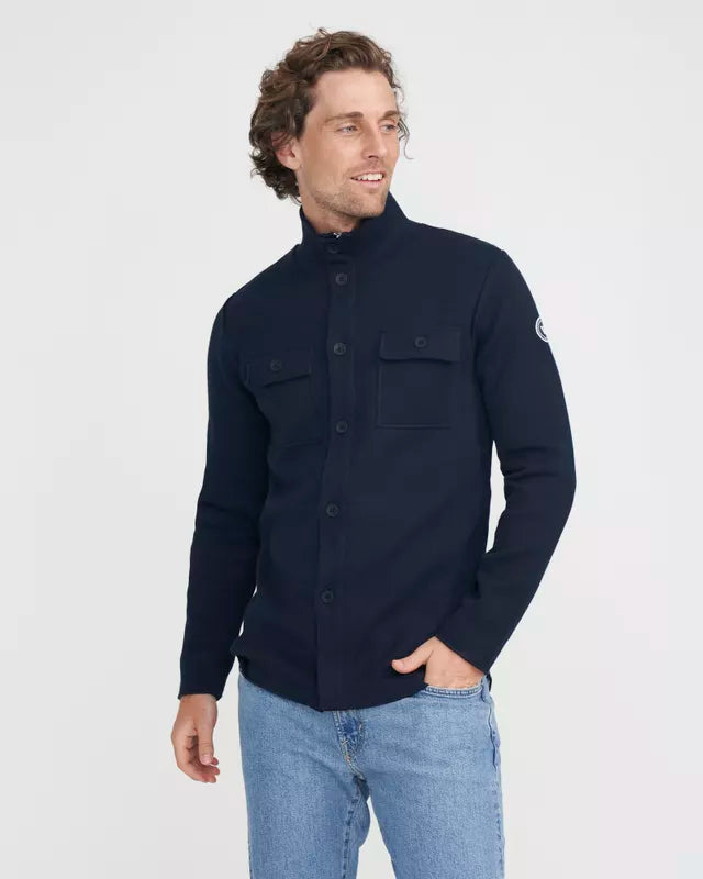 Edwin Shirt Jacket Navy